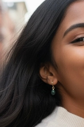 Forest Glow Drop Earrings